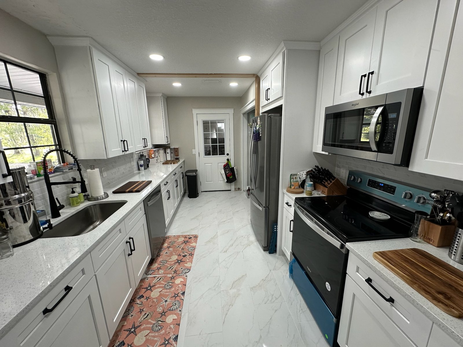 Middleburg kitchen after tile flooring remodel